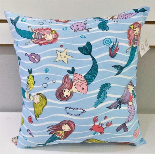 Capa para Almofada Mod. X-Infantil Sereias