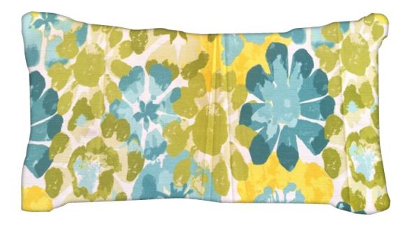 Capa para Almofada 30cm x 50cm Flores Amarelas