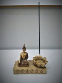 Incensário Buda com Flor de Lotus