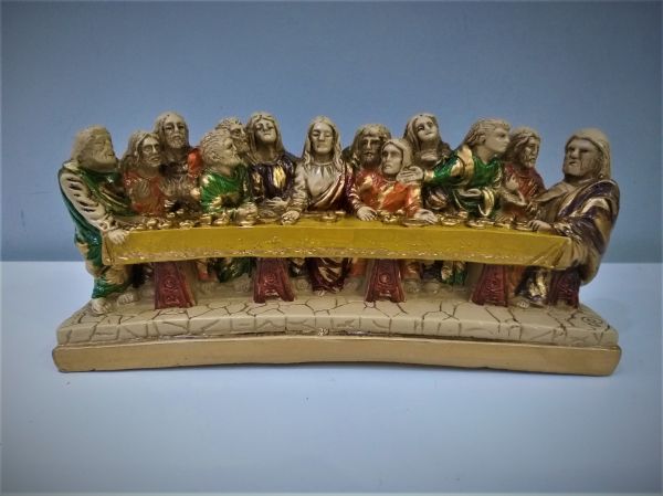 Mesa Santa Ceia Pequena Amarela